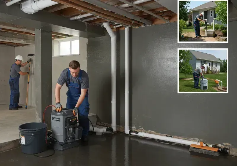 Basement Waterproofing and Flood Prevention process in Sherwood Shores, TX